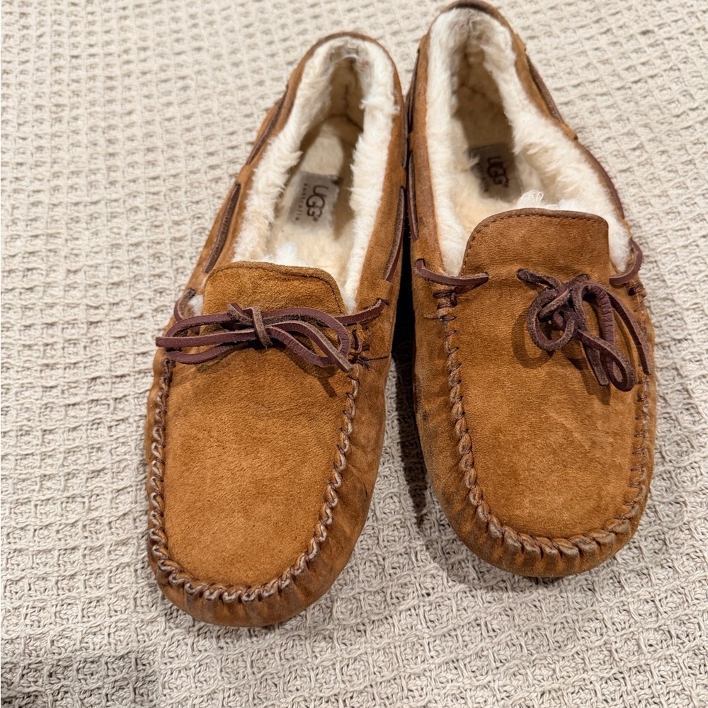 UGG Men's Tan Suede Loafers